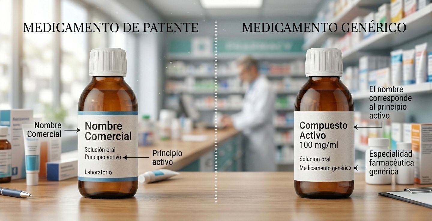 diferencias entre medicamento de patente y genérico